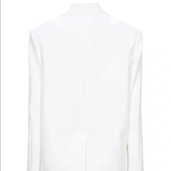 IRO Paris Varzy double breasted white twill blazer